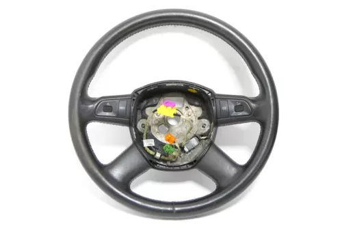 Audi A6 4F A4 8K Lederlenkrad Leder 4 Speichen Multifunktions (114451)