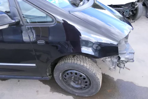 VW Sharan Kotflügel rechts vorne blau LC5M 2000-2009 Facelift (114579)