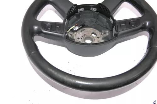 Audi A6 4F A4 8K Lederlenkrad Leder 4 Speichen Multifunktions - ohne Airbag (114730)