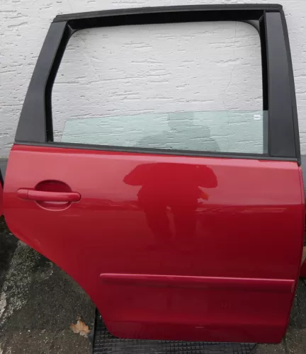 VW Polo 9N 9N3 Tür hinten rechts 4/5-Türer rot braun LC3X (115116)