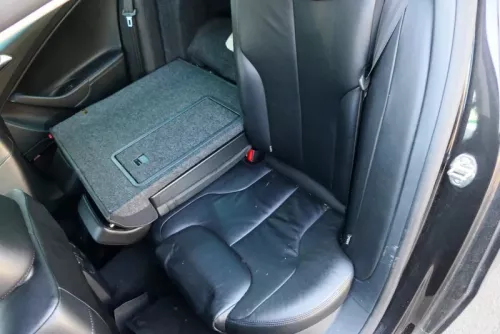 VW Passat 3C Limousine Sitz Rückbank Rücksitzbank Sitzfläche Sitze Leder schwarz (115821)