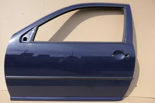 VW Golf 4 Tür vorne links Fahrertür 2/3-Türer blau LA5G (116264)