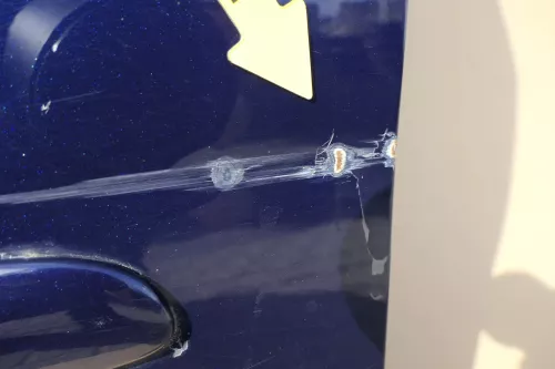 VW Touran 1T3 1T Tür vorne rechts Beifahrertür blau LD5Q (116269)