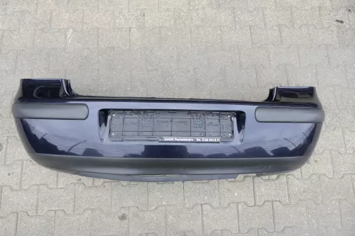 VW Golf 4 Limousine Stoßstange hinten Heckstoßstange Stoßfänger blau LC5H (116467)