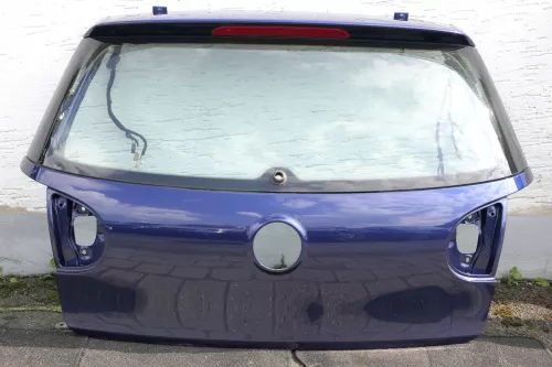 VW Golf 5 V Heckklappe hinten Kofferraumklappe mit Scheibe blau LD5Q (116536)