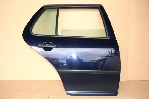 VW Golf 4 Limousine Tür hinten rechts blau LC5H (KEINkombi) Scheibe (118058)