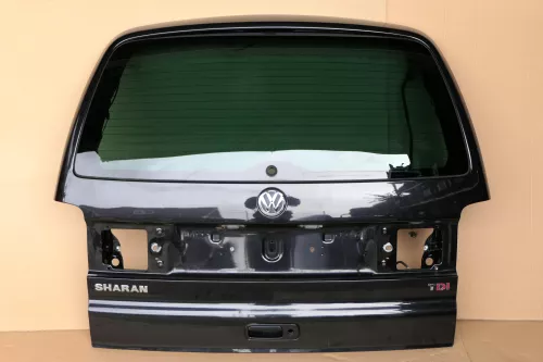 VW Sharan 7M Heckklappe Scheibe Klappe hinten ab Bj.2000 schwarz LC9Z (118077)