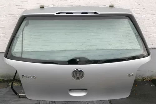 VW Polo 9N Heckklappe Kofferraumklappe Klappe hinten silber LA7W (118108)