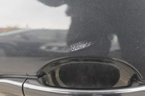 Audi A2 8Z Tür hinten rechts schwarz LZ9W -mit Rahmen, Scheibe & Fensterheber (118117)