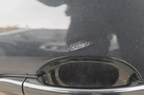 Audi A2 8Z Tür hinten rechts schwarz LZ9W -mit Rahmen + Scheibe (118117)
