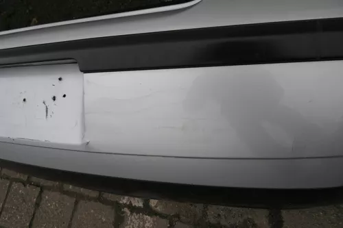 VW Polo 9N 9N3 Stoßstange Heckstoßstange hinten silber LA7W - 99,99 (118138)