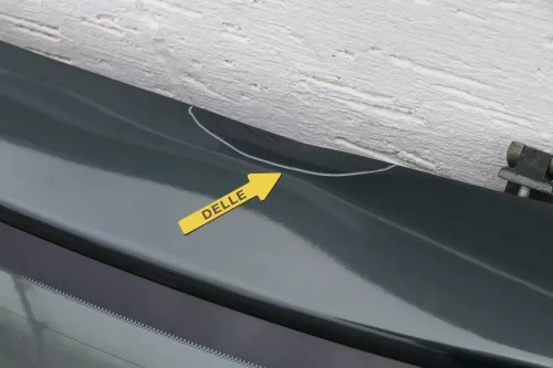 Skoda Fabia 6Y6 Schrägheck Heckklappe Kofferraumklappe Klappe hinten grün 9572 (118266)