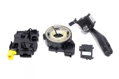Set - Golf 5 1K Lenkstockschalter Modul Schleifring Lenkstockmodul Tempomat  (118509)