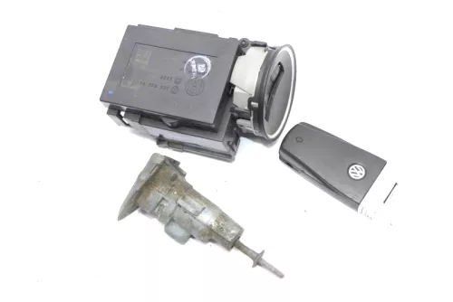 VW Passat 3C Zündschloß Schloß Zündung 1x Schlüssel 3C0905843 Q R Türschloß