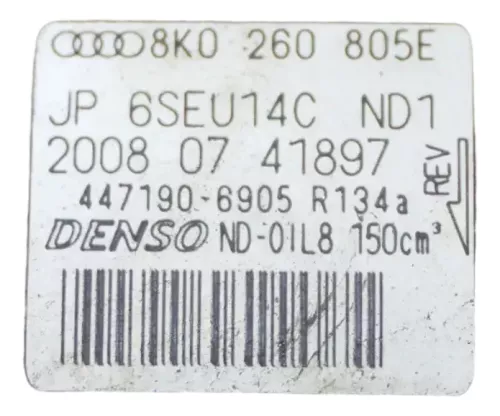 Audi A4 B8 8K Klimakompressor Kompressor Klima 8K0260805E 8K0260805L (118545)