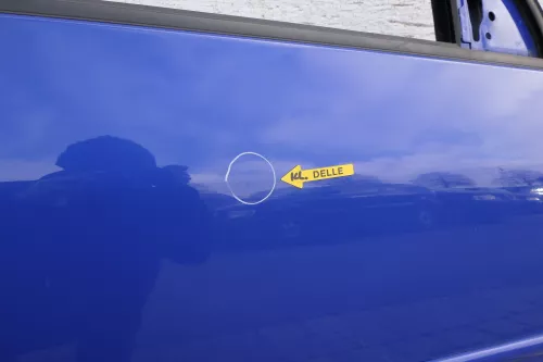 VW Lupo Seat Arosa Tür vorne rechts Beifahrertür blau LW5Z (für elektr.Fenster  (118741)