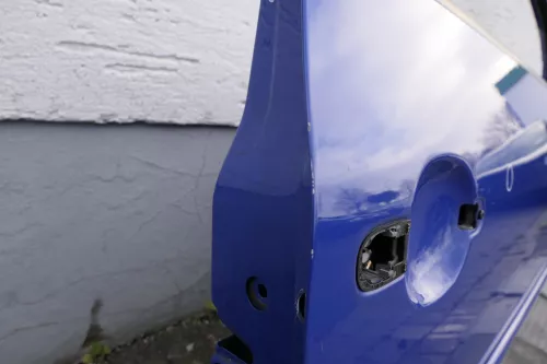 VW Lupo Seat Arosa Tür vorne rechts Beifahrertür blau LW5Z (für elektr.Fenster  (118741)