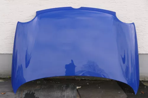 VW Lupo Motorhaube KLappe vorne blau LW5Z -  Dellen (118745)