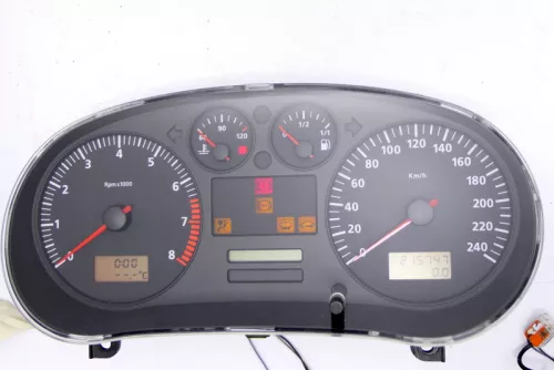 Seat Leon Toledo 1M Tacho Tachometer Kombiinstrument 215.000km 1M0920800A Benzi (118805)