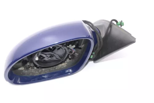 VW Passat 3C elektrischer Spiegel Außenspiegel links m. Glas Blinke blau LA5E (118987)