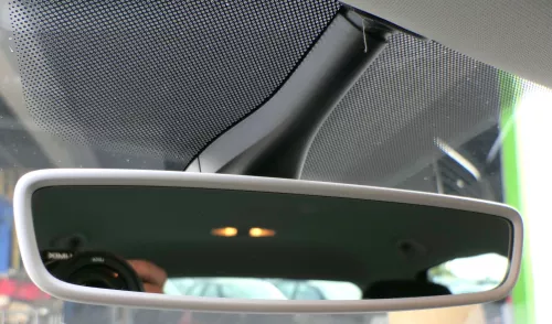 VW Polo 6C 6R Sharan Spiegel Innenspiegel automatisch abblendbar grau / schwarz 