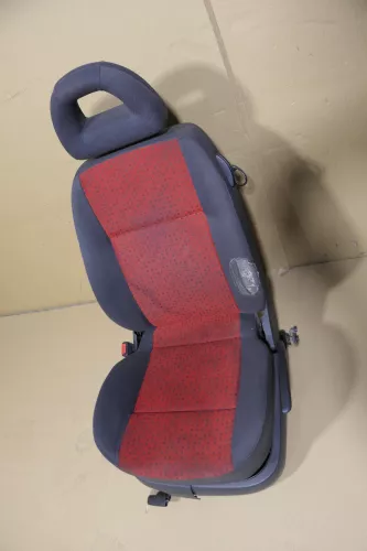 Seat Arosa VW Lupo Sitz vorne links Fahrersitz Höhenverstellung rot schwarz (119400)