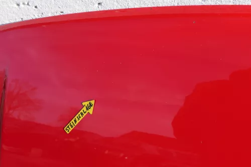VW Caddy 9K Polo Variant 6Kv Kombi Motorhaube vorne rot LP3G Klappe Haube (120395)