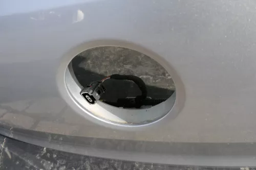 VW Polo 6R 6C Heckklappe Kofferraumklappe Klappe Scheibe grau silber LA7W (120577)