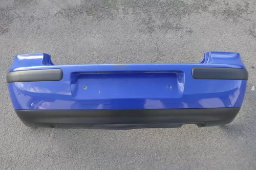 VW Golf 4 Limousine Stoßstange hinten Heckstoßstange Stoßfänger blau LA5C (120769)