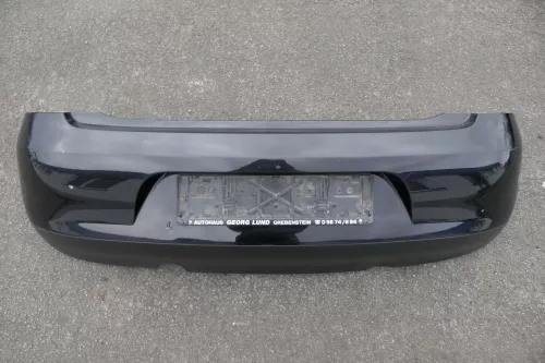 VW Fox 5Z Stoßstange hinten Stoßfänger schwarz L041 Heckstoßstange (120782)