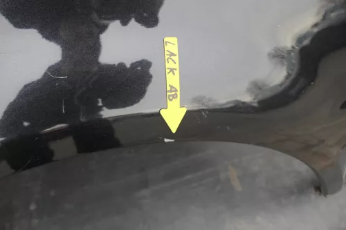 VW Passat 3B Kotflügel vorne links schwarz LC9Z metallic ccc (120816)