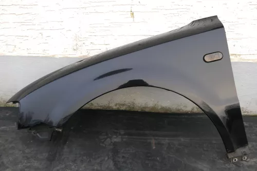 VW Passat 3B Kotflügel vorne links schwarz LC9Z metallic DELLE (120821)