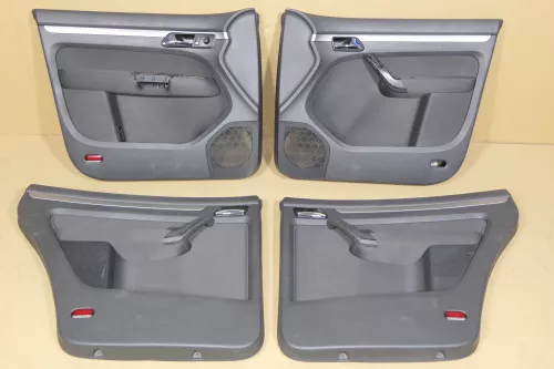 VW Touran 4x Türverkleidung Verkleidung Tür vorne +hinten links anthrazit 120961 (120961)