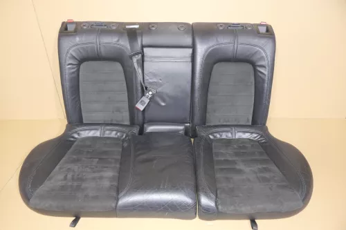 VW Passat 3C Kombi Sitz Rückbank Rücksitzbank Sitze Leder schwarz Lehne (120976)