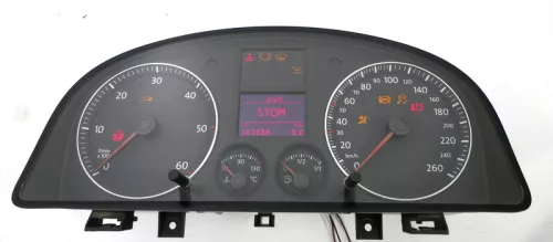 VW Touran Caddy 2K Tacho Tachometer Kombiinstrument ca. 387.000km 1T0920861A TDI (121691)