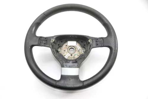 VW Passat 3C Eos Golf 5 Lenkrad 5M0419091 3-Speichen Lederlenkrad Leder (122308)