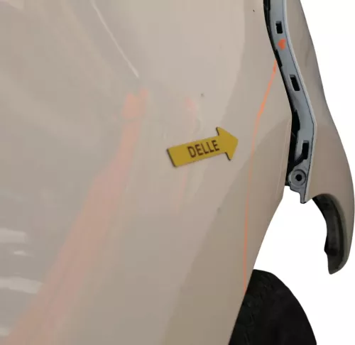 VW Sharan 7N Kotflügel rechts vorne gelb elfenbein Taxi L115 (122603)