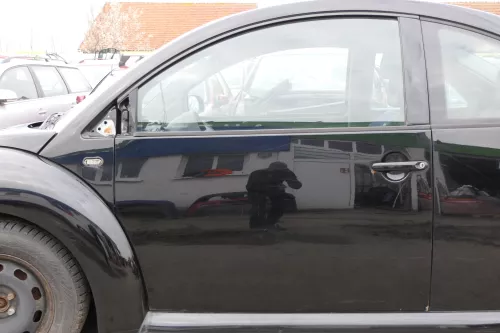 VW New Beetle 1C 9C Tür vorne links Fahrertür schwarz L041 - OHNE Anbauteile (122622)
