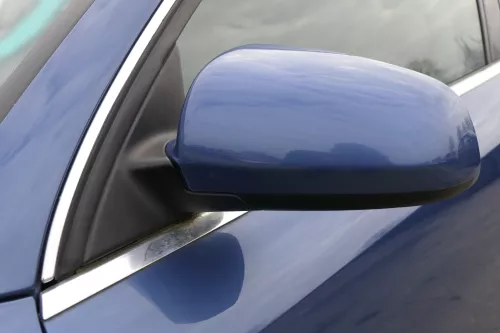 Audi A4 B6 8E Spiegel Außenspiegel links elektrisch verstellbar blau LZ5W (122684)