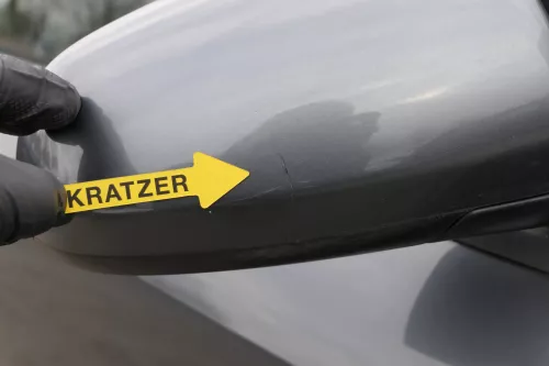 Audi A4 B6 B7 8E Spiegel Außenspiegel rechts elektrisch verstellbar grau LX7Z de (122707)