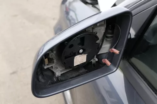 Audi A4 B6 8E Spiegel Außenspiegel links elektrisch verstellbar grau LX7Z delphi (122708)