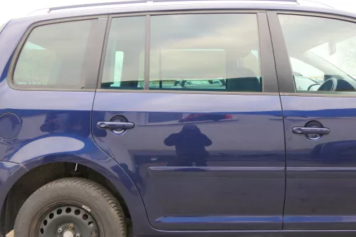 VW Touran 1T3 1T Tür hinten rechts Beifahrerseite blau LB5N indigoblau (122727)
