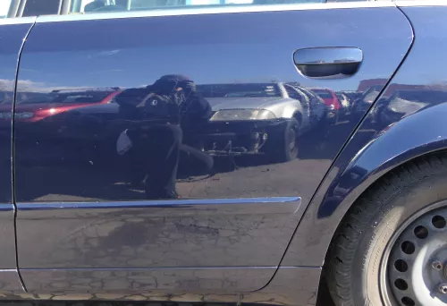 Audi A4 B6 8E Türblatt Tür hinten links blau LZ5J Kombi+Limo -ohne Anbauteile (122915)