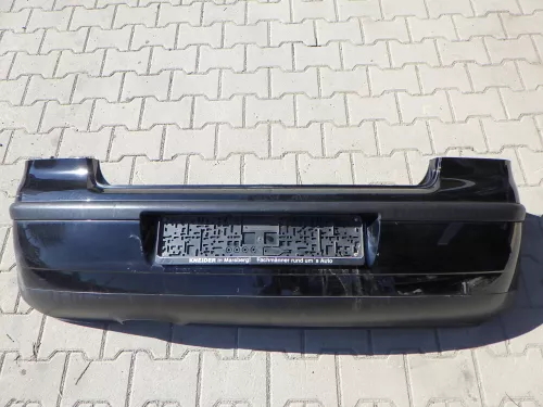 VW Polo 9N 9N3 Stoßstange Heckstoßstange hinten schwarz L041 uni (123184)