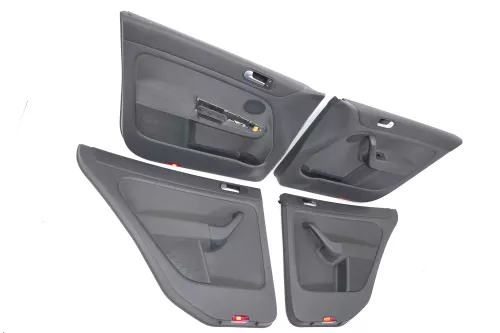 VW Golf Plus 5M 4x Türverkleidung Verkleidung Tür vorn hinten links anthrazit sc (123302)