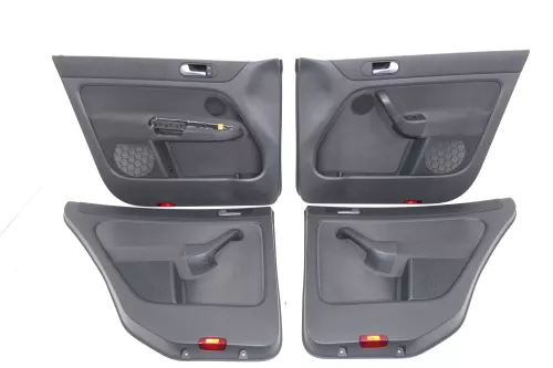 VW Golf Plus 5M 4x Türverkleidung Verkleidung Tür vorn hinten links anthrazit sc (123302)