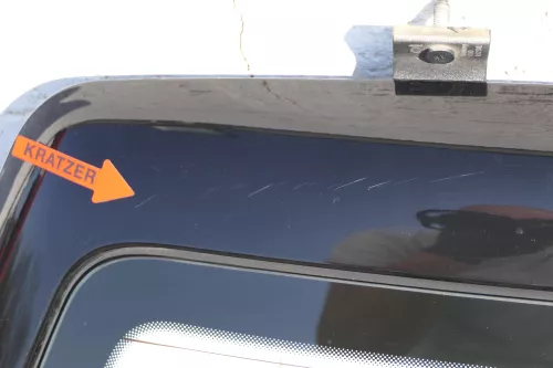 VW Lupo 6X Heckklappe hinten Klappe Kofferraumklappe Scheibe schwarz uni L041 (123470)