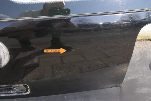 VW Lupo 6X Heckklappe hinten Klappe Kofferraumklappe Scheibe schwarz uni L041 (123470)