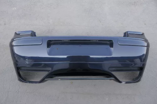 VW Golf 4 Limousine Stoßstange hinten Heckstoßstange Heckanastz blau LC5M (123479)