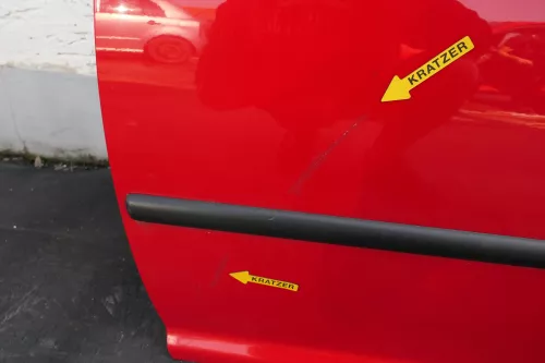 VW Golf 4 Tür vorne links Fahrertür 2/3-Türer rot LP3G (123496)